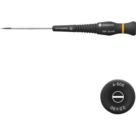 BERNSTEIN TOURNEVIS 50 X 2,5 MM AVEC MANCHE ANTISTATIQUE 4-606 (1/2)