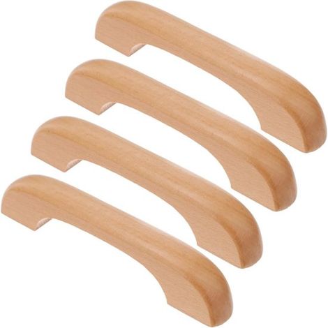 Poignées de meuble en bois - boutons de tiroir - amélioration de meubles - 12,7 x 2,8 x 1,5 cm (1/5)