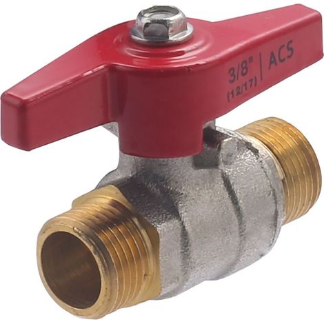 Valvola con manopola a farfalla maschio 12x17 - maschio 12x17 NOYON & THIEBAULT
