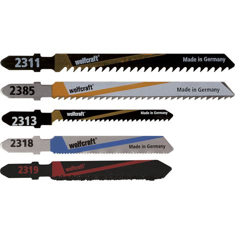 Lot de 5 Lames de scie sauteuse queue en T (1/4)