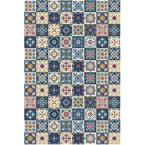(45x200cm-Farbe03) Selbstklebende Fliesentapete 45 x 200 cm PVC Wandaufkleber im modernen Stil, wasserfest