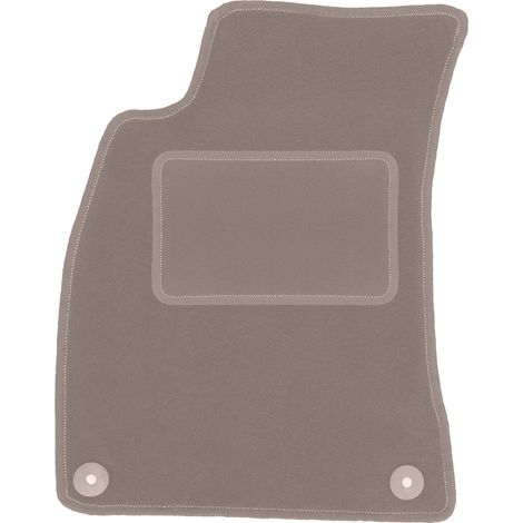 Fahrer-Samtmatte für: Audi A4 B6 Limousine, Kombi, Cabrio, Avant (2001-2004), beige