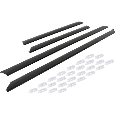 Audi A4 95-01 Untere Seitenleisten, 4-teiliges Set + 26 Clips