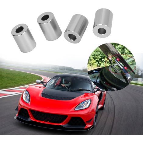 Entretoise de ventilation de capot moteur en alliage d'aluminium pour voiture, compatible avec les moteurs de 6 mm (argent) (1/5)
