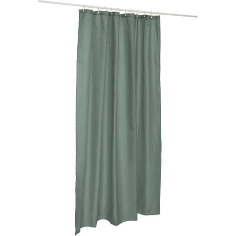 Rideau de douche en polyester Vert foncé 180x200 cm