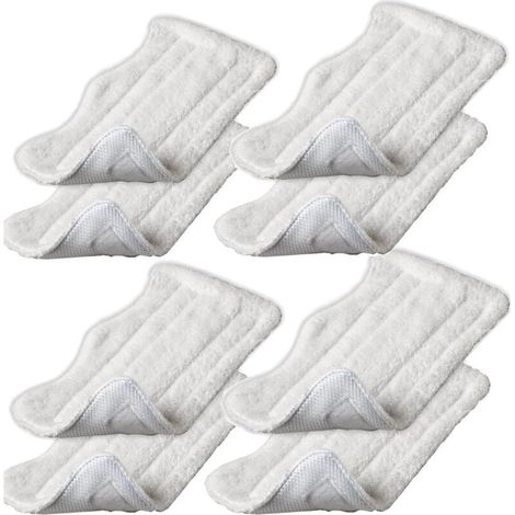 Packung mit 6 Ersatz-Mikrofasertüchern für Shark Dampfmopps S3101, S3202, S3250 und S3251