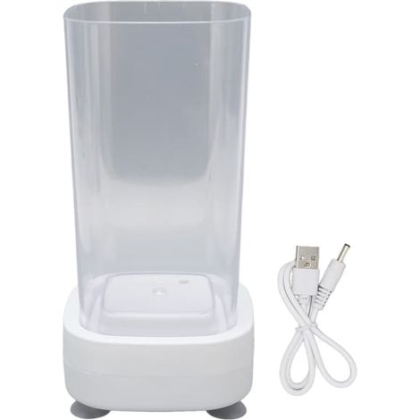 Nettoyeur à vibrations haute fréquence USB 47 kHz, capacité 600 ml, silencieux, multifonctionnel, machine de nettoyage transparente (1/5)