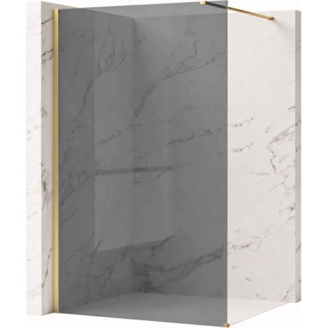 PARED DE LA DUCHA REA FLEXI GREY BRUSH GOLD 110 (1/5)