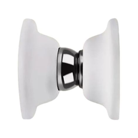 LYERCW - Butée de porte magnétique autocollante à vis, anti-collision et antibruit pour camping-cars, caravanes et bateaux (blanche). (1/5)