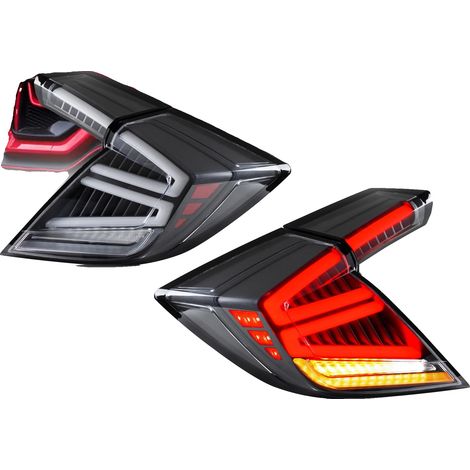 Fanali posteriori a LED, potenza 35W, tensione 12V, 3400LM lumen, per modelli hatchback 2016-2021, installazione plug and play. (1/5)
