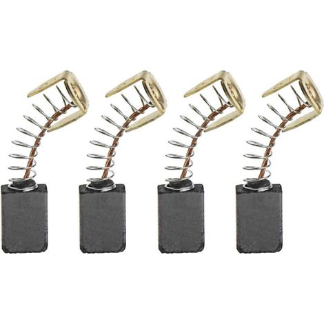 4x balais de carbone compatibles avec MHT710 MHT 710 E13, accessoire de remplacement pour tondeuse à outils électriques 12x8x5mm (1/5)