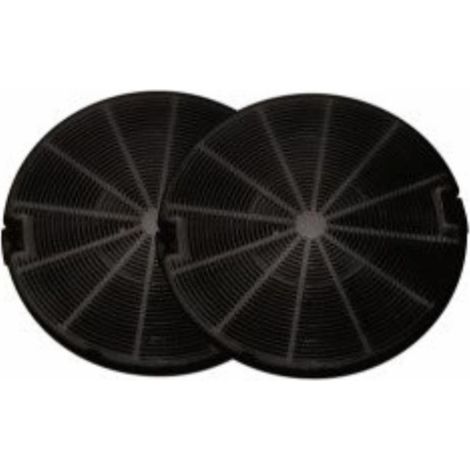 KIT 2PZ FILTRI CIRCOLARI CARBONI ATTIVI Ø190 H35 ELICA TURBOAIR IKEA ELECTROLUX