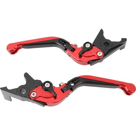 Levier D'embrayage de Pliage de Moto, Poignée Réglable, Mécanisme de Verrouillage, Alliage en Aluminium Compatible avec X-Adv Adv (rouge) (1/5)