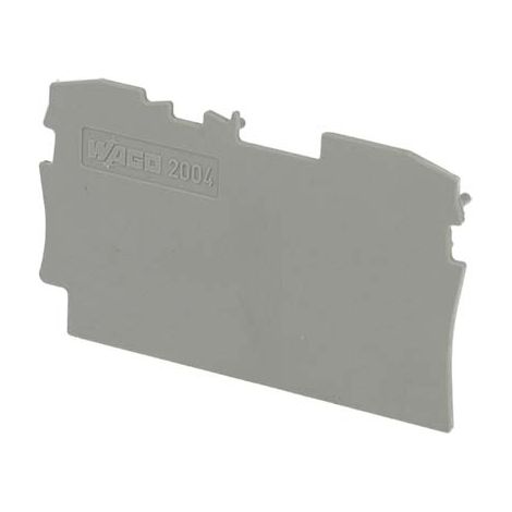 WAGO 2002-1291 plaque grise pack de 100 pièces (1/2)
