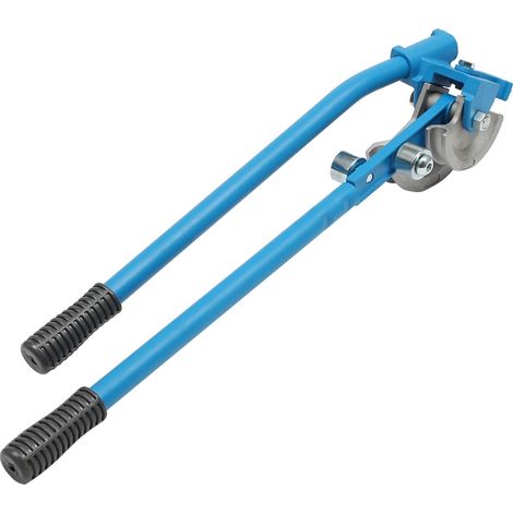 Plieuse de tuyaux manuelle, poignée réglable, compatible avec l'aluminium et le cuivre, Lueur bleue (1/2)
