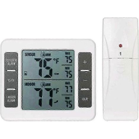 Termometro-igrometro digitale LCD per uso interno ed esterno. (1/5)