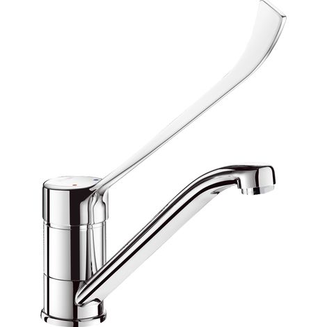 Delabie SPT-EHM Schwenkauslauf H.145 L.215, Hygienehebel (1/2)