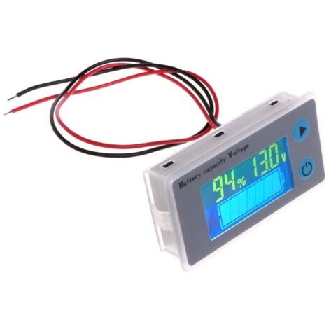 Voltmètre de capacité de batterie universel 10-100V, testeur LCD pour voiture, indicateur plomb-acide
