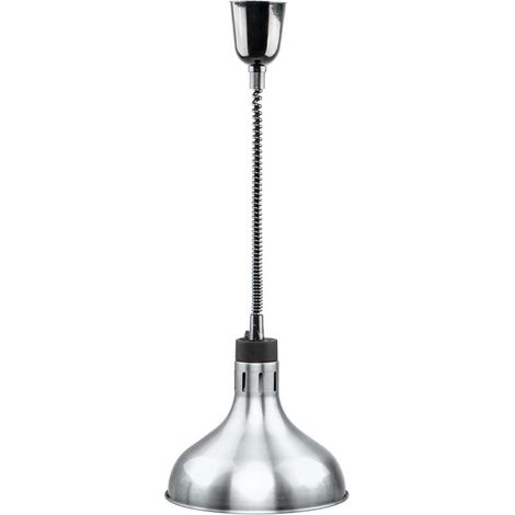 Lampe chauffante suspendue argentée, P 0,25 kW, U 230 V - Stalgast (1/3)