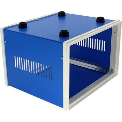 Boîtier Métallique 110x180x130 mm Bleu – Résistant à la Corrosion Montage Facile Pour Projets Électroniques (1/5)