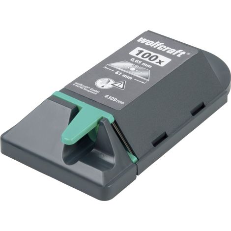 Wolfcraft Trapezklingen Profi 0,65 x 61 mm Trapezklingen (1/3)