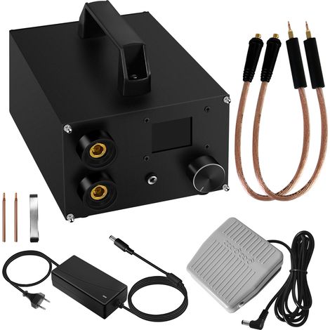 Poste À Souder Par Points Double Condensateurs 2F, Écran LCD 1,8 Pouce, Pour Batterie Lithium 12 V (1/5)