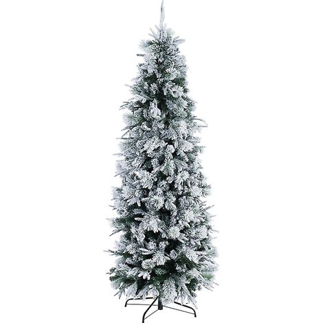Verschneiter Dresdner Weihnachtsbaum 210 cm (1/2)