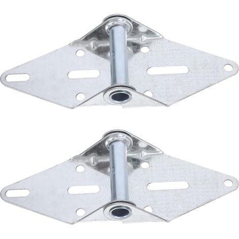 2 Charnières Métalliques Renforcées pour Porte (1/5)
