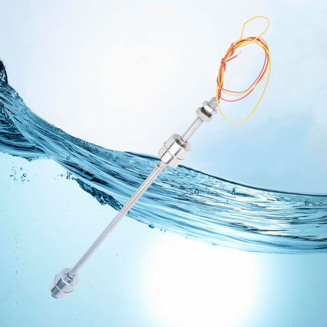 Capteur de niveau de liquide à double flotteur en acier inoxydable de grande taille pour réservoir DC0-110V (flotteur 300 mm) (1/5)