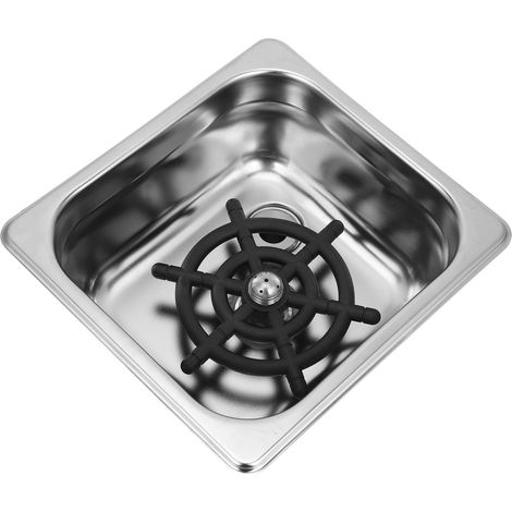 Lave-tasses automatique en acier inoxydable fileté 1/2, lave-tasses de bar, rinçage haute pression pour bar à café/thé au lait, robinet intégré, petit lave-tasses. (1/5)