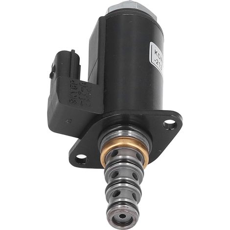 Vanne électromagnétique pour pompe hydraulique Kobelco SK200-6E SK250-6E 230-6E, distributeur KDRDE5KR-31 40C50-213, pièce excavatrice (1/5)