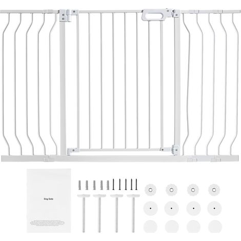 Mophorn 29,5"-53" extra breites Babyschutzgitter, 30" hohes Hundeschutzgitter für Treppen und Türen, automatisch schließendes Sicherheitsgitter für Kinder und Haustiere mit Druck