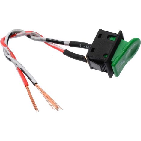 Hot Universal Car Horn Switch Button e-Bike Motorcycle Horn Momentary Push Switch Green ABS Plastic (1/5)