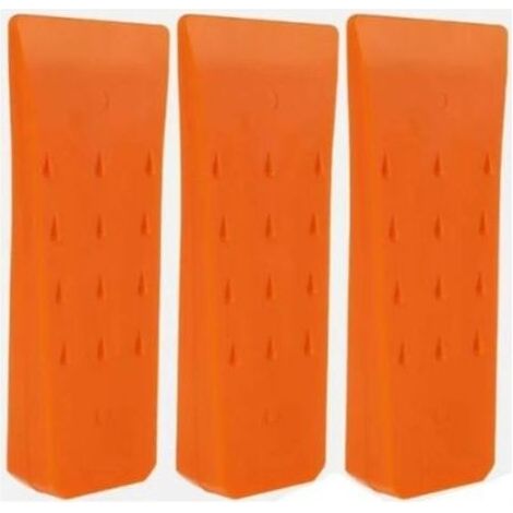 6 Coin D'Abattage pour TronçOnneuse avec Pointes pour Un Abattage SûR, ABS Coins éclateurs pour Jardinage, Robuste et Durable, Outil Accessoire pour Bûcheron (3 Pièces) (1/5)