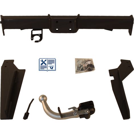 Attelage rotule démontable GDW + faisceau Trail-Tec universel 7 broches - PEUGEOT 607 (1/2)