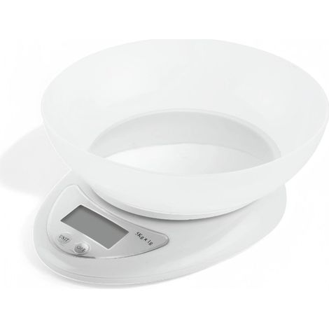 Bilancia digitale in resina con display LCD capacità 5 Kg