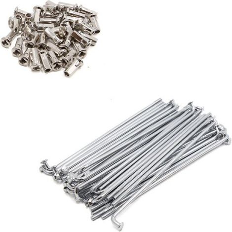 Rayons de jantes moto 36pcs 4mm filetage diamètre 160mm longueur rayons de roue de scooter avec mamelons (1/5)