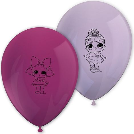LOL Glitterati Luftballons, 11 Zoll, 8 Stück. (1/2)