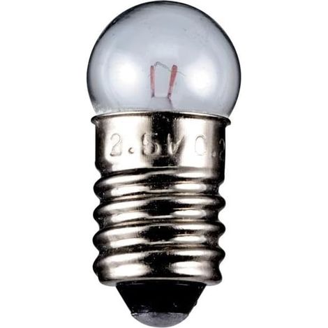 Lot de 3 Ampoule E10 Sphérique 1,14 W 3,8 V pour Lampe de Poche et Modélisme (1/2)