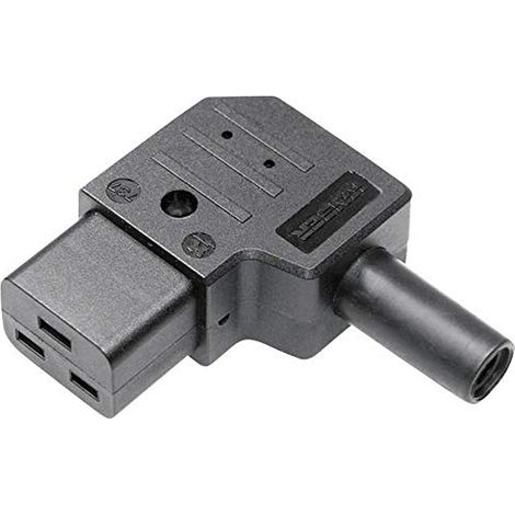 Kaiser 737/sw/C Connettore IEC 737 Presa angolata Tot poli: 2 + PE 16 A Nero 1 pz. (1/2)