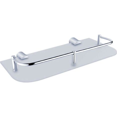 Nimco Bormo - Balda, longitud 30 cm, cristal esmerilado/cromo BR 11091AX-30-26 (1/2)