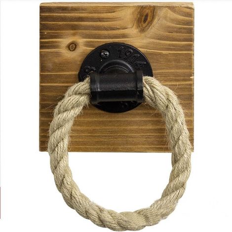 Corde Poignée En Fer Forgé Bouton De Commode Poignées D'Armoire Vintage Poignées Pour Armoires Poignées De Tiroir Anneau D'Armoire Cordons Élastiques Corde Extérieure (1/4)