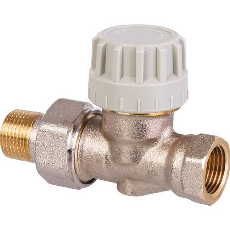 Robinet de radiateur droit thermostatique - F 3/8' - Senso - Comap