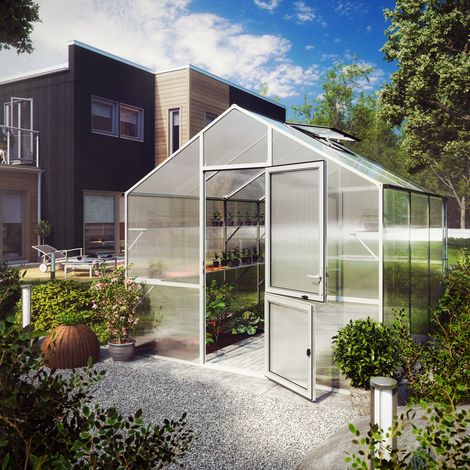KGT Gewächshaus "Lilie III" 9,6 m², pressblank (1/5)