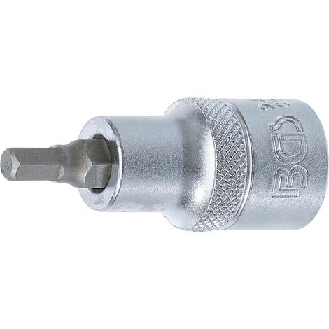 BGS Bit-Einsatz Antrieb Innenvierkant 12,5 mm (1/2") Innensechskant 5,5 mm - 9467 (1/2)