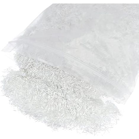 Fibres de verre hachées 3mm anti-fissures pour mélange ciment, murs et sol de jardin - 1 lb (1/5)