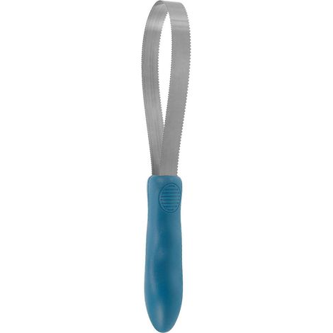Brosse de toilettage dentelée pour chevaux, outil d'épilation en acier inoxydable, ensemble de 5 pièces (1/5)