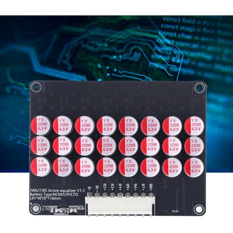5A Batteriebalancer, universeller aktiver Equalizer für 6-8S LTO/LFP Lithium-Ionen-Batterien (1/5)