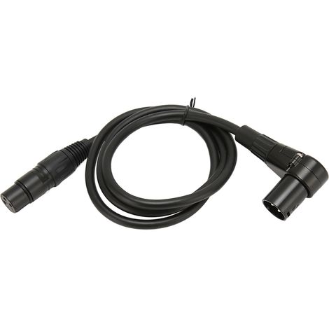 Câble XLR 3 broches équilibré, transmission sans perte, signal HiFi, fiche mâle vers femelle, câble micro 1 mètre (1/5)