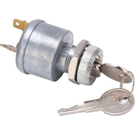 33639G01 Cart Interrupteur d'allumage EZGO TXT avec CléInterrupteur de Démarrage d'allumage avec 2 Clés 33639G01 Remplacement pour EZGO TXT 1981 et Plus (1/5)